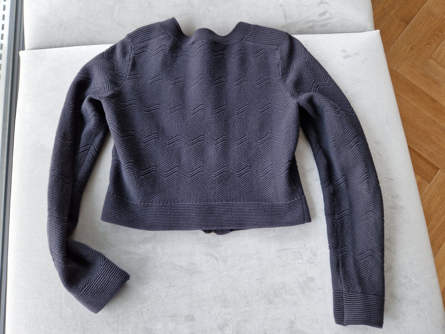 Sandro Boleros: Sandro cropped cardigan blue size 1 – Neu (gemäss Beschreibung) aus Adliswil von fashionholic 2