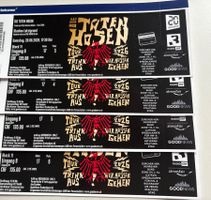 4 aufeinanderfolgende Sitzplätze, Die Toten Hosen, Zürich