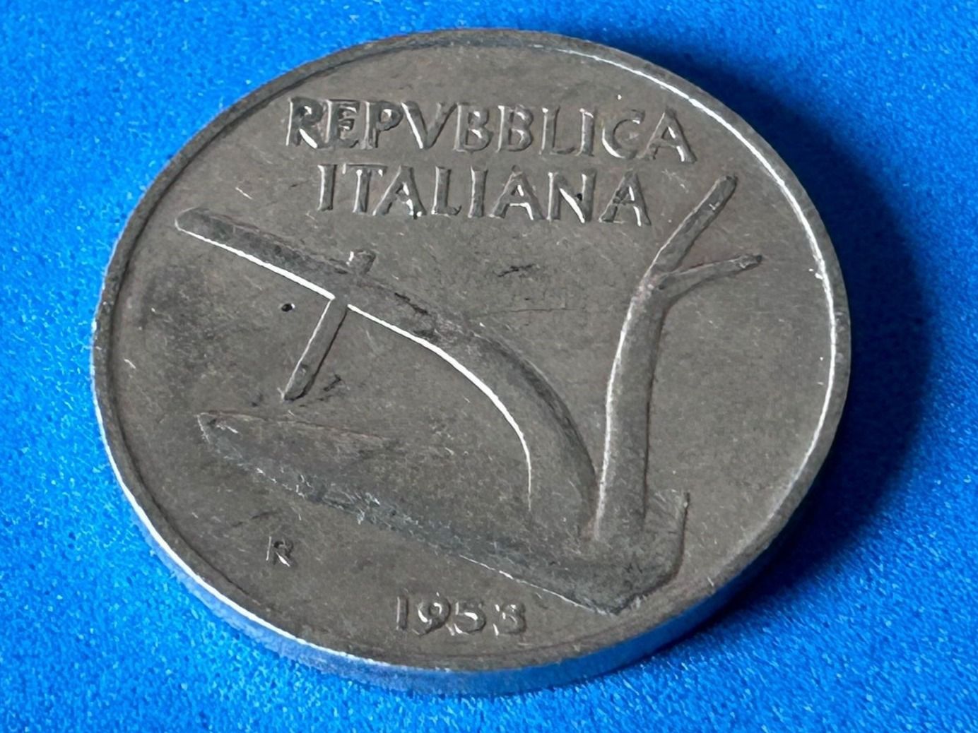 Tutti le monete: Italy - 10 Lire 1953 – Usato da Corcelles NE venduto da AJKader 1