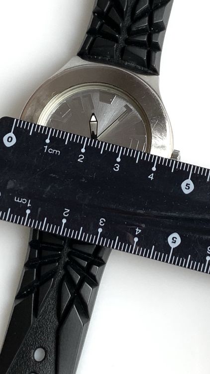 Swatch Irony Armbanduhr schwarz silber 7