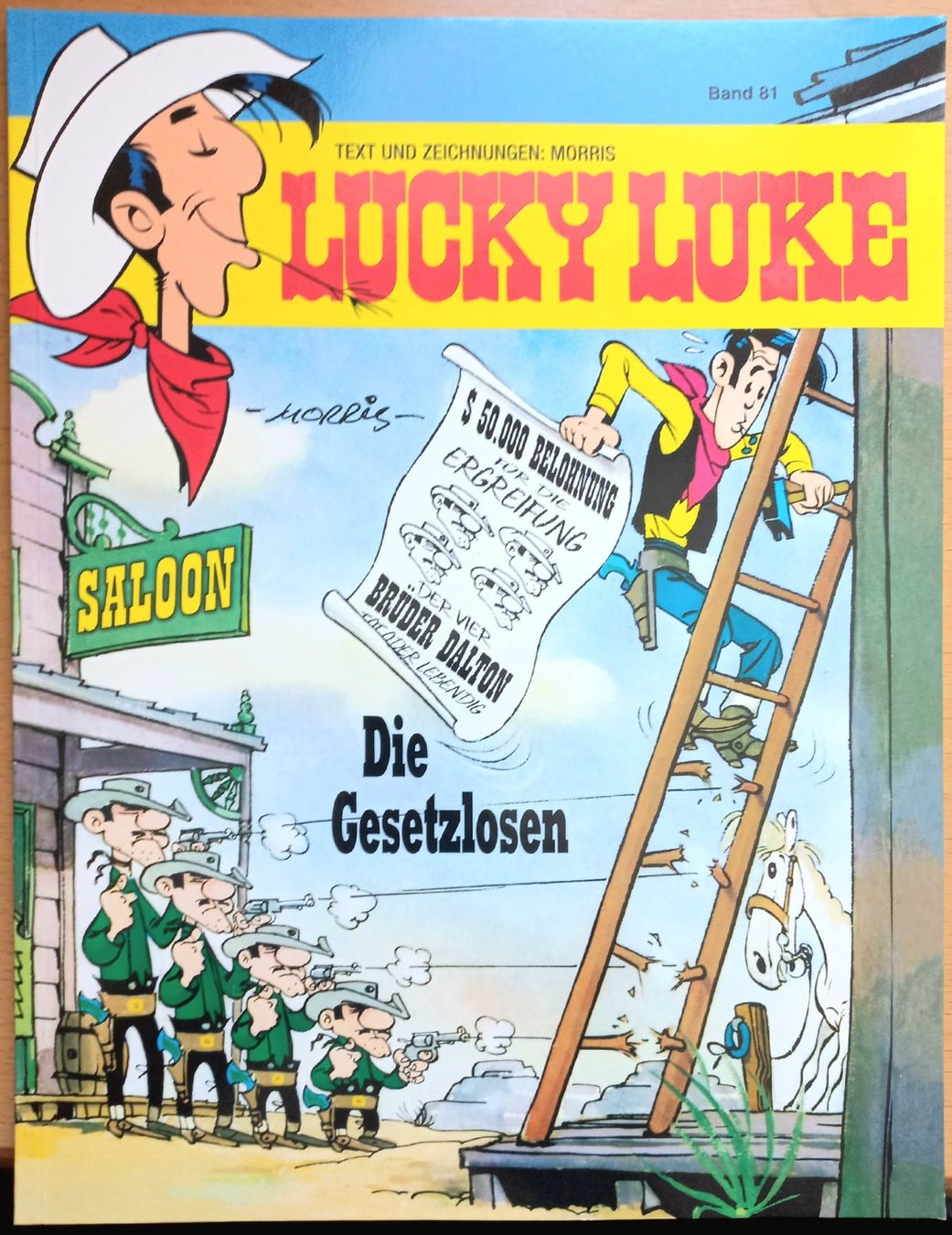 Fumetti: Comic - Lucky Luke 81 - Die Gesetzlosen – Nuovo (secondo la descrizione) da Niederuzwil venduto da lubimaja