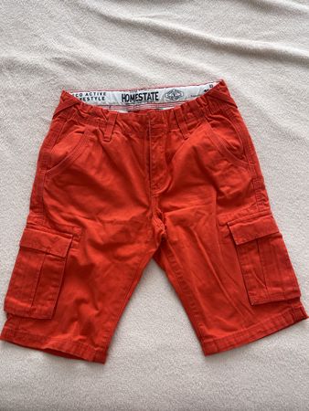 C&A Herren Cargo-Shorts – Rot, Größe 158