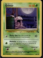 Grimer Fossil 48/62 Pokémon 1999