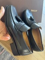 Bally Mokassins Leder Schwarz Herren EU 39.5 neu
