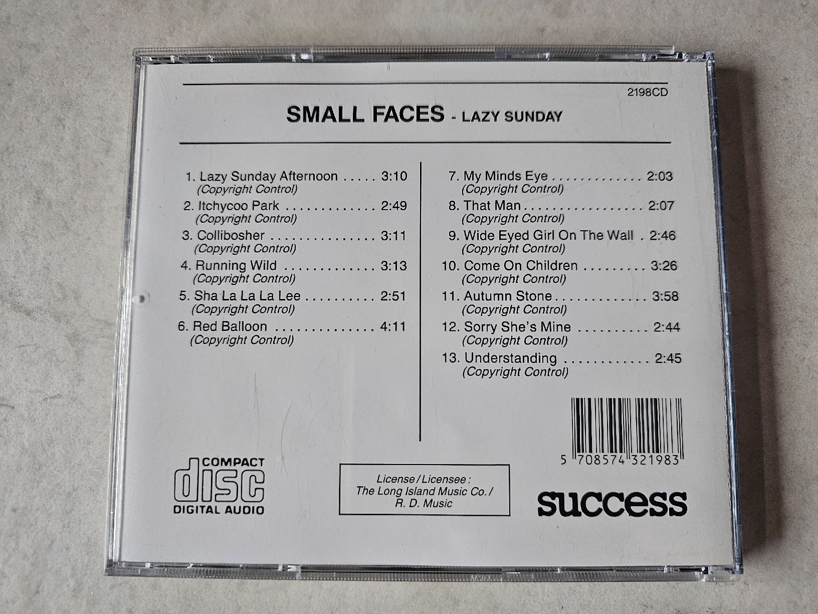 CD: Small Faces  -  Lazy Sunday – Usato da Schneisingen venduto da backstore24 1