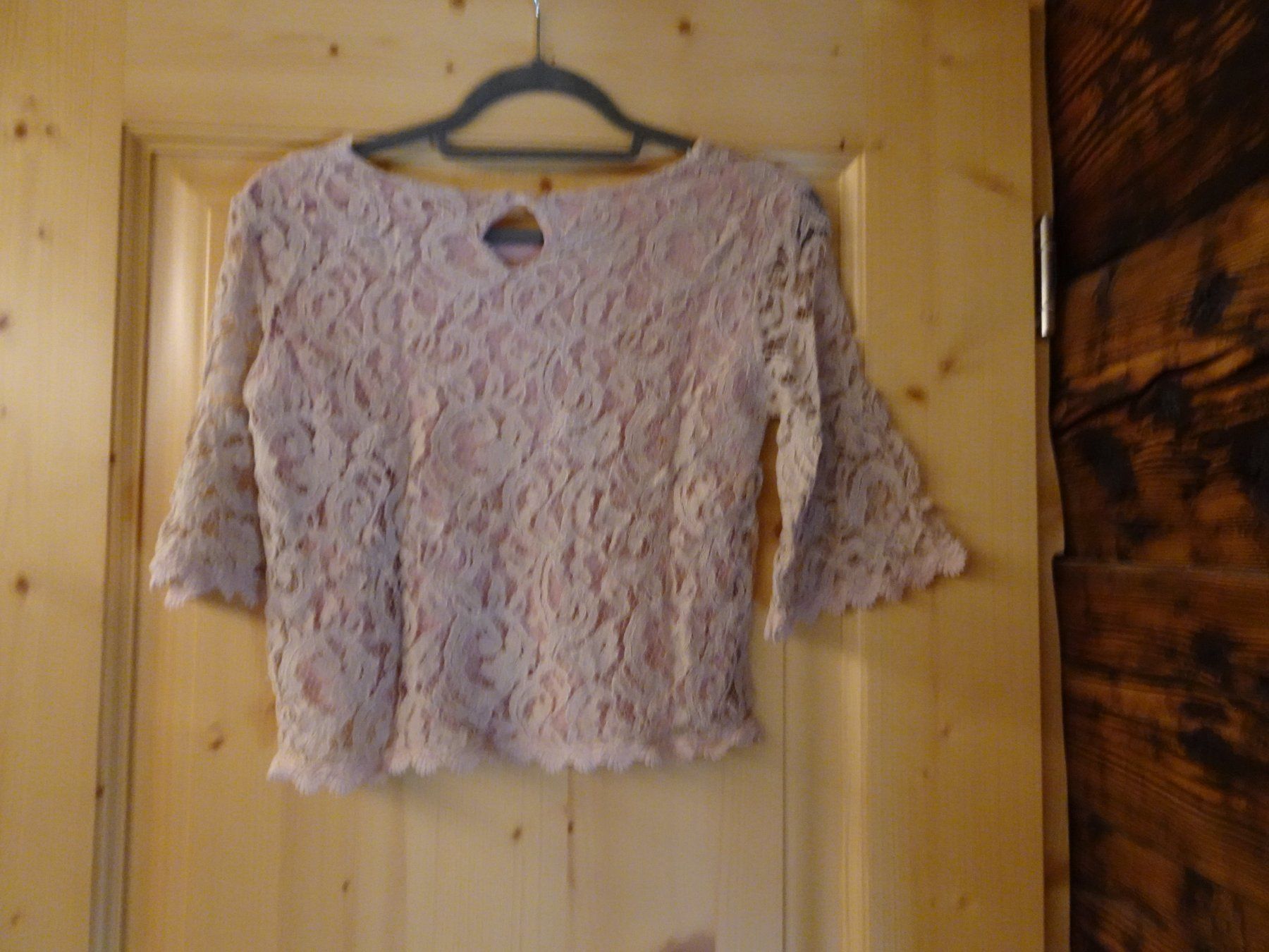 Camicette: Bluse in Altrosa mit Spitze Gr. XS - 2603128 – Usato da Küssnacht am Rigi venduto da Good4Deckeli 1