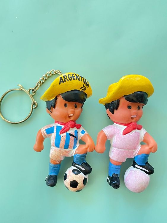 Ancien porte clés Coupe du monde argentine 1978 Gauchito