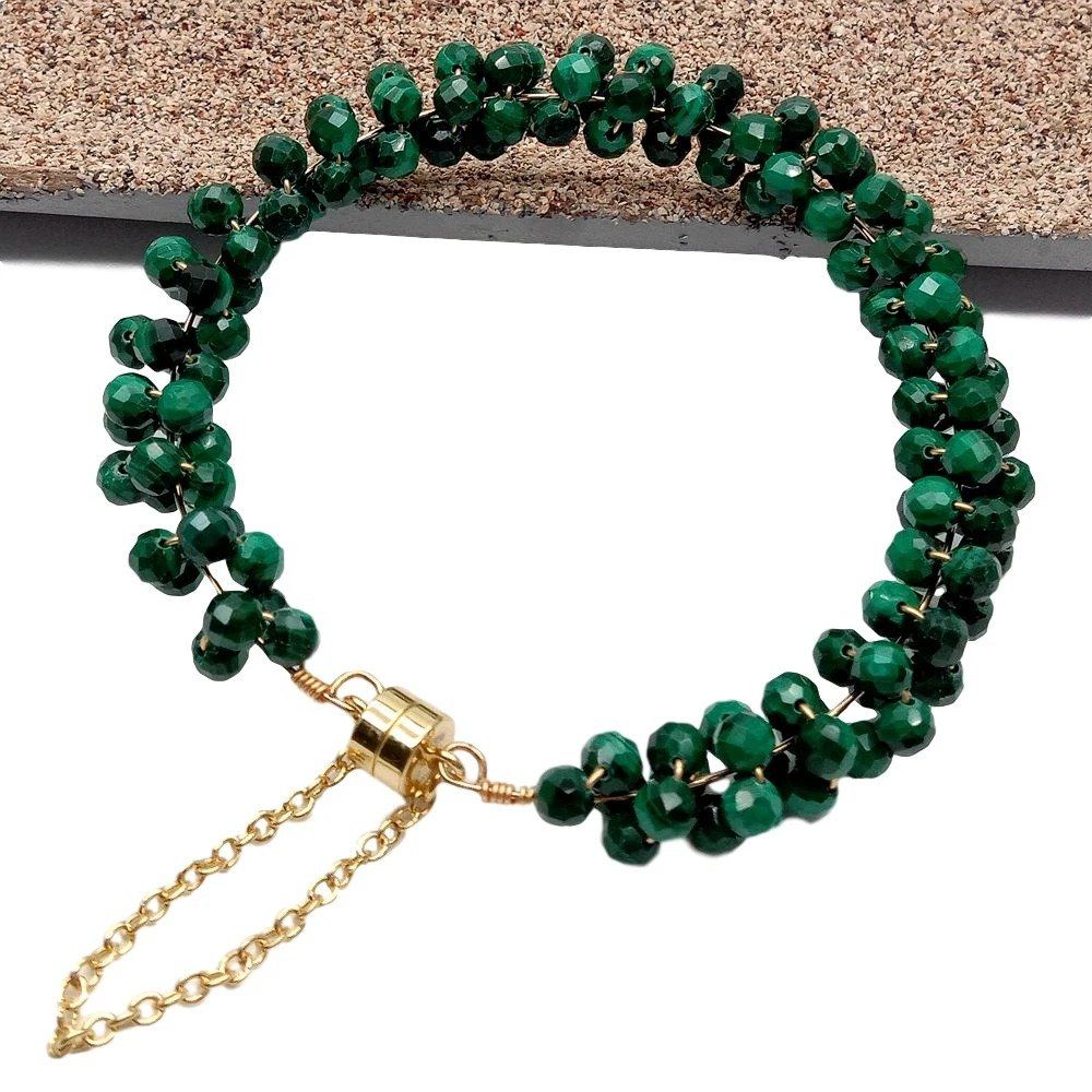 Bracciali & Braccialetti: Wunderschön Malachit Armband Perle 18.5 cm Bracelet – Nuovo (secondo la descrizione) da Prilly venduto da ilyria73 4