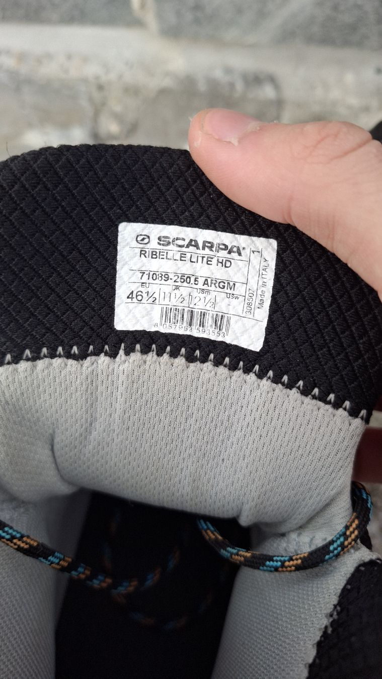 Scarpa Chaussures hommes: Scarpa Ribelle Lite HD 46.5 – D'occasion à St-Légier-Chiésaz par dis_7gb7 4