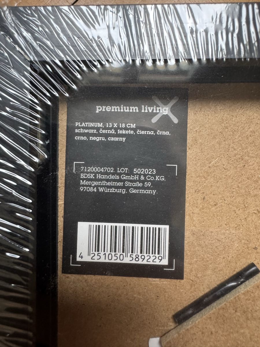 Cornici: 3x Bilderrahmen schwarz Metall 13x18cm – Nuovo e nell'imballaggio originale da Luzern venduto da RoRoFriday 1
