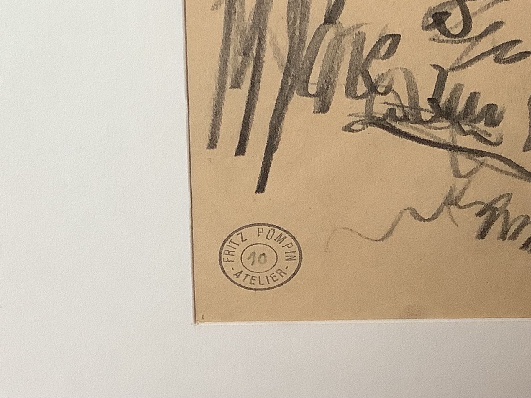 Gemälde: Fritz Pümpin Original Zeichnung – Gebraucht aus Sissach von usd_9ht7 1