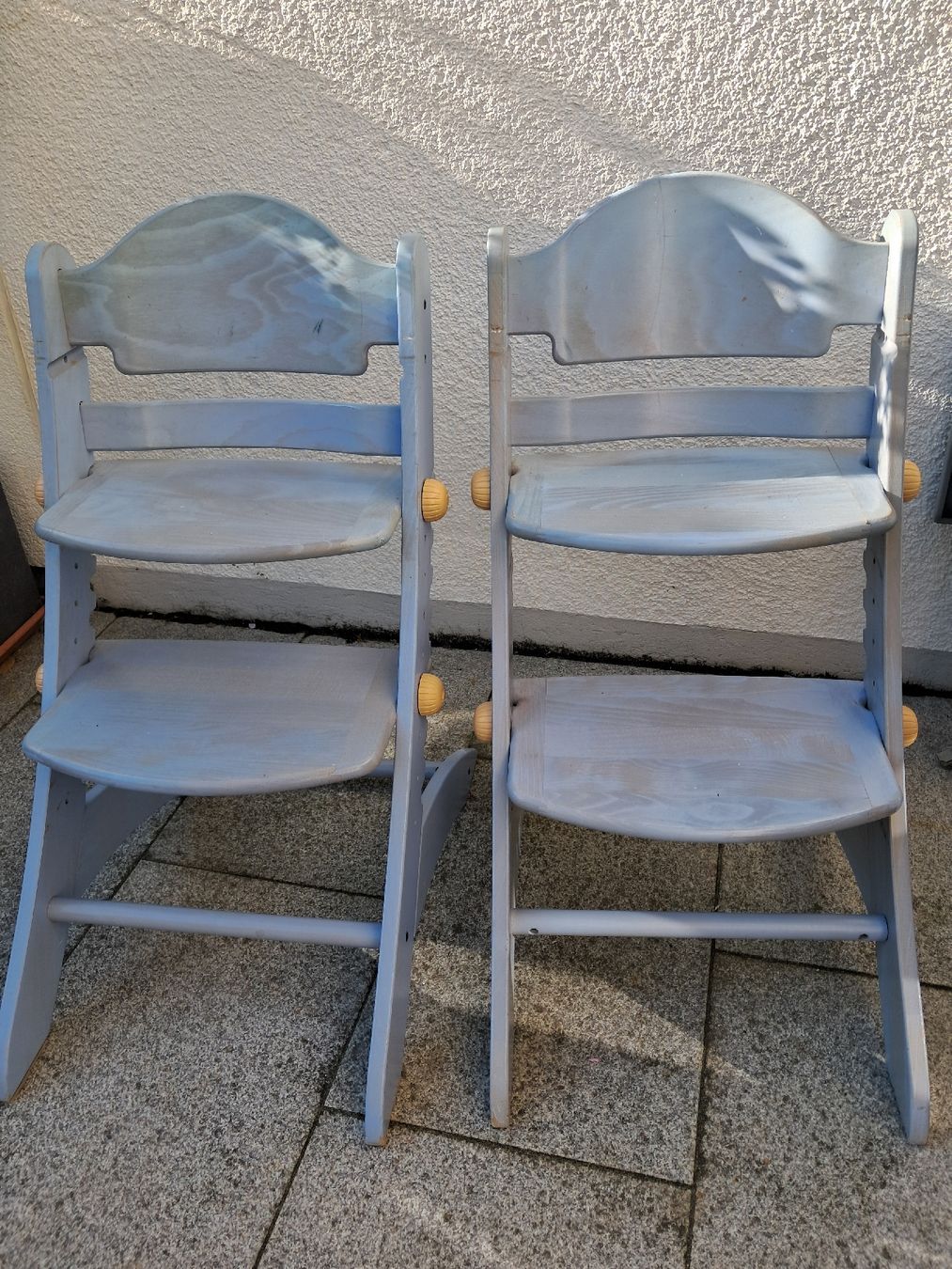 Geuther Seggioloni: 1x Kinderstuhl Geuther hellblau – Usato da Winterthur venduto da fabelwin 1