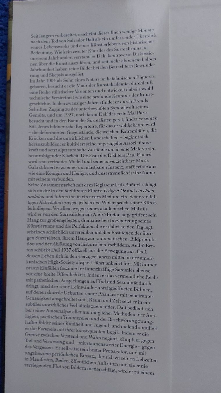 Libri: Salvador Dali Bildband / Kunstbuch – Usato da St. Peterzell venduto da Saheti 2
