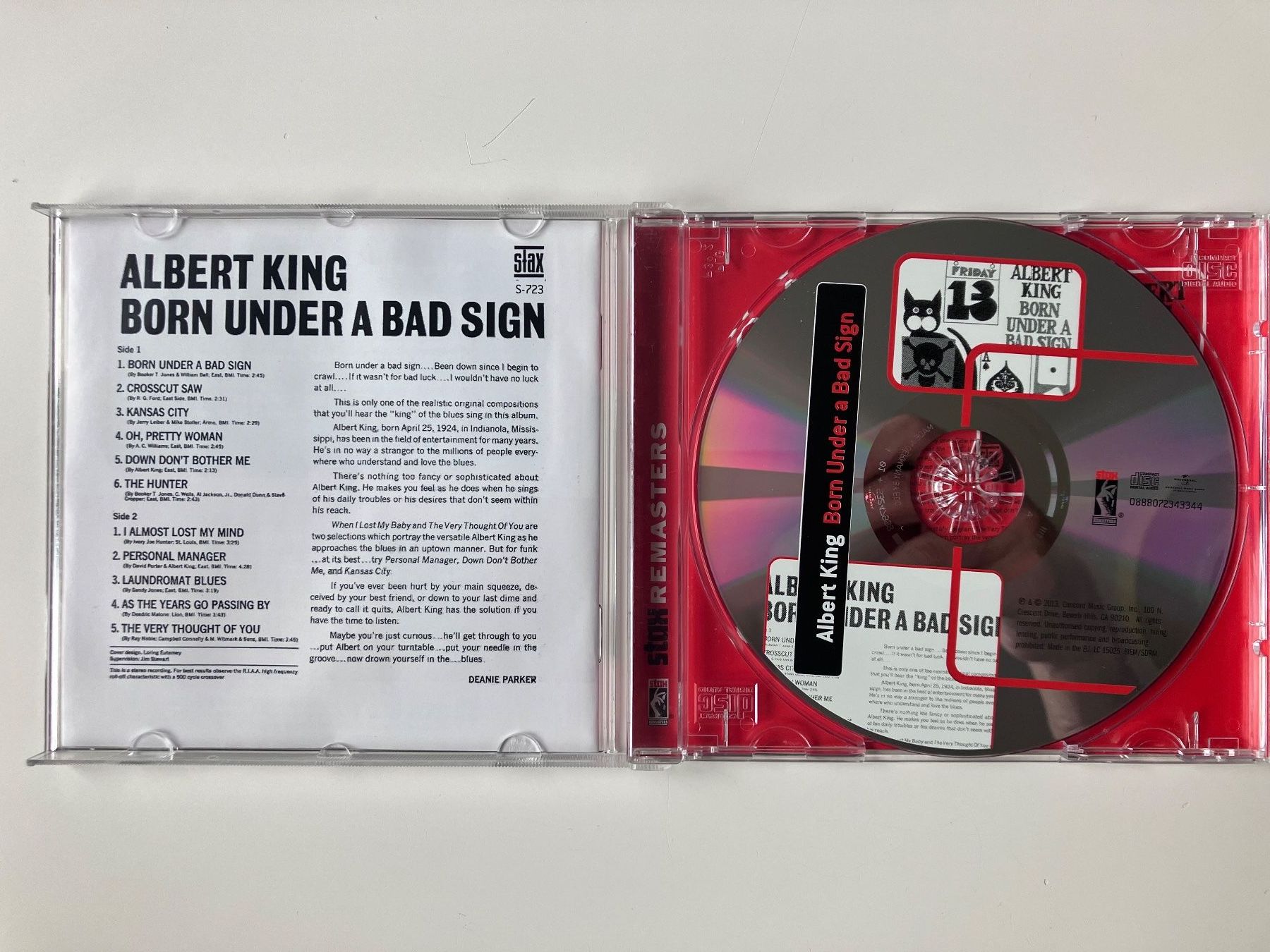 CDs: Albert King – Born Under A Bad Sign CD – Gebraucht aus Luzern von Madvibe 1
