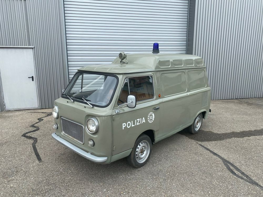 Fiat 850T Furgone Polizia Police Polizei Bus Van