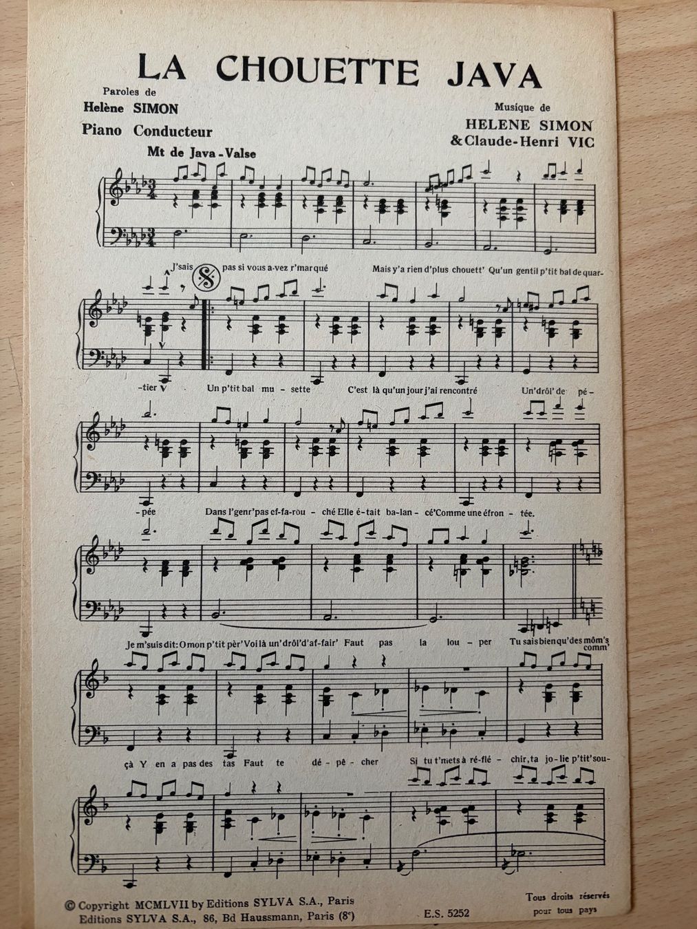Bücher: Guy Magenta - L'amour est à deux pas / La Chouette Java – Gebraucht aus Dietlikon von MUSIC_LIFE1961 1