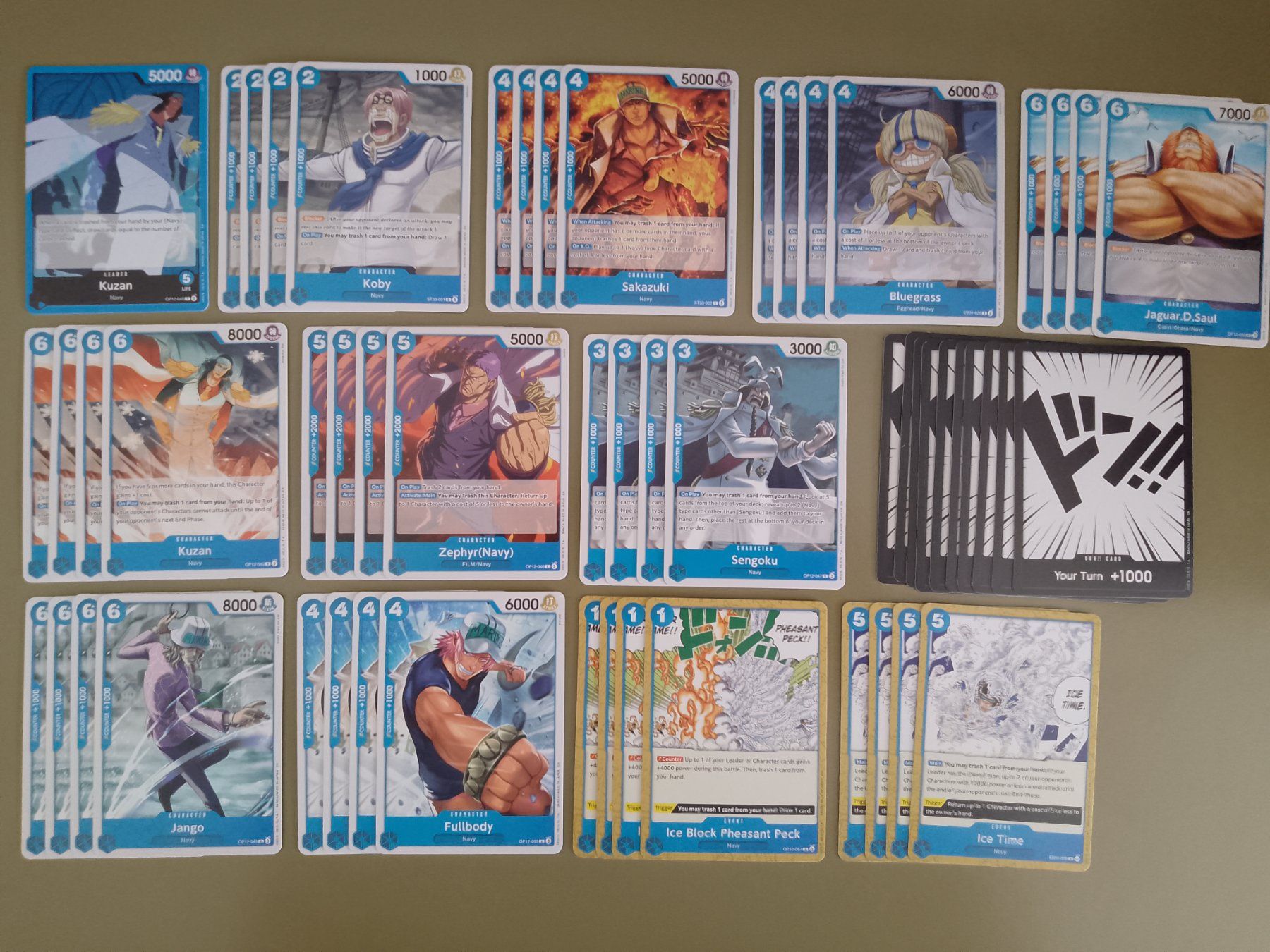 Bandai Carte collezionabili: One Piece Deckbau OP17 Kuzan Core Karten – Nuovo (secondo la descrizione) da Jona venduto da Stack