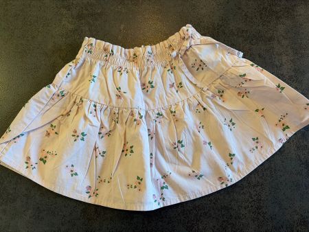 Sommerlicher Mädchen Rock Gr. 86 mit Blumenmuster Rosa🌸