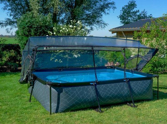 Piscine: exit pool 200 x 300 x 65 mit dach – Nuovo e nell'imballaggio originale da Rebstein venduto da platin9445
