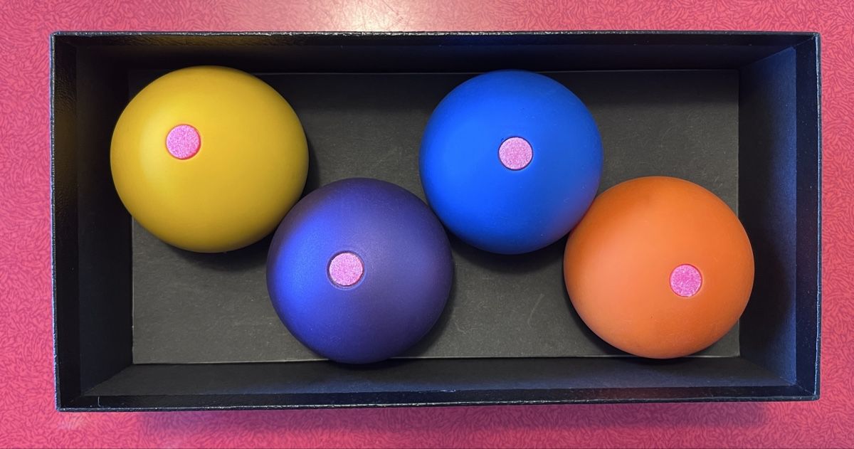 Palloni: Bubble Balls Kontaktjonglage Jonglierbälle 4er – Usato da Wädenswil venduto da Buddha8