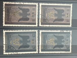 1956, 150 Jahre souveränes Liechtenstein, FL290-291, gestemp