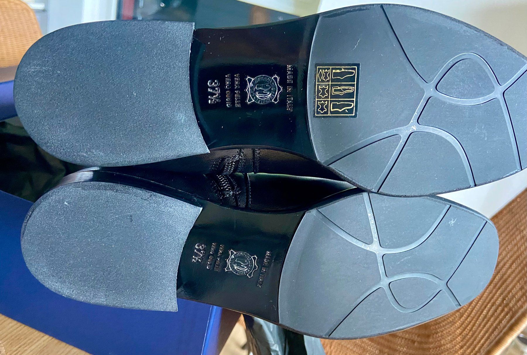 Damenschuhe: Lederstiefel Moda di Fausto (Nappaleder) – Neu und originalverpackt aus Villeret von cids 5