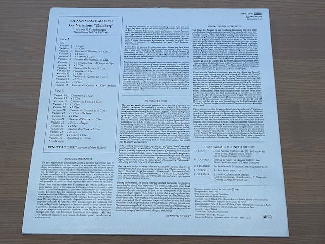 Dischi in vinile: BACH: GOLDBERG VARIATIONEN - KENNETH GILBERT - HM – Nuovo (secondo la descrizione) da Fahrwangen venduto da Swirl2 1