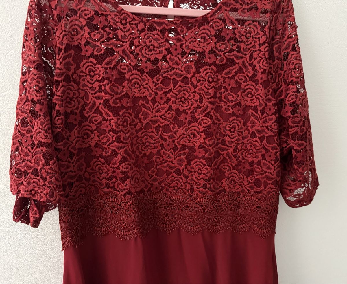 Ulla Popken Kleider: Abendkleid Grösse 48 Ulla Popken mit wunderschönen Spitze  – Neu (gemäss Beschreibung) aus Pfeffikon LU von pepino17 5