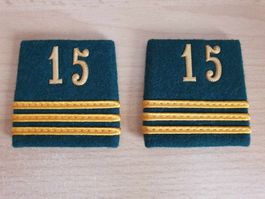 Anciens insignes de grade Capitaine armée Suisse