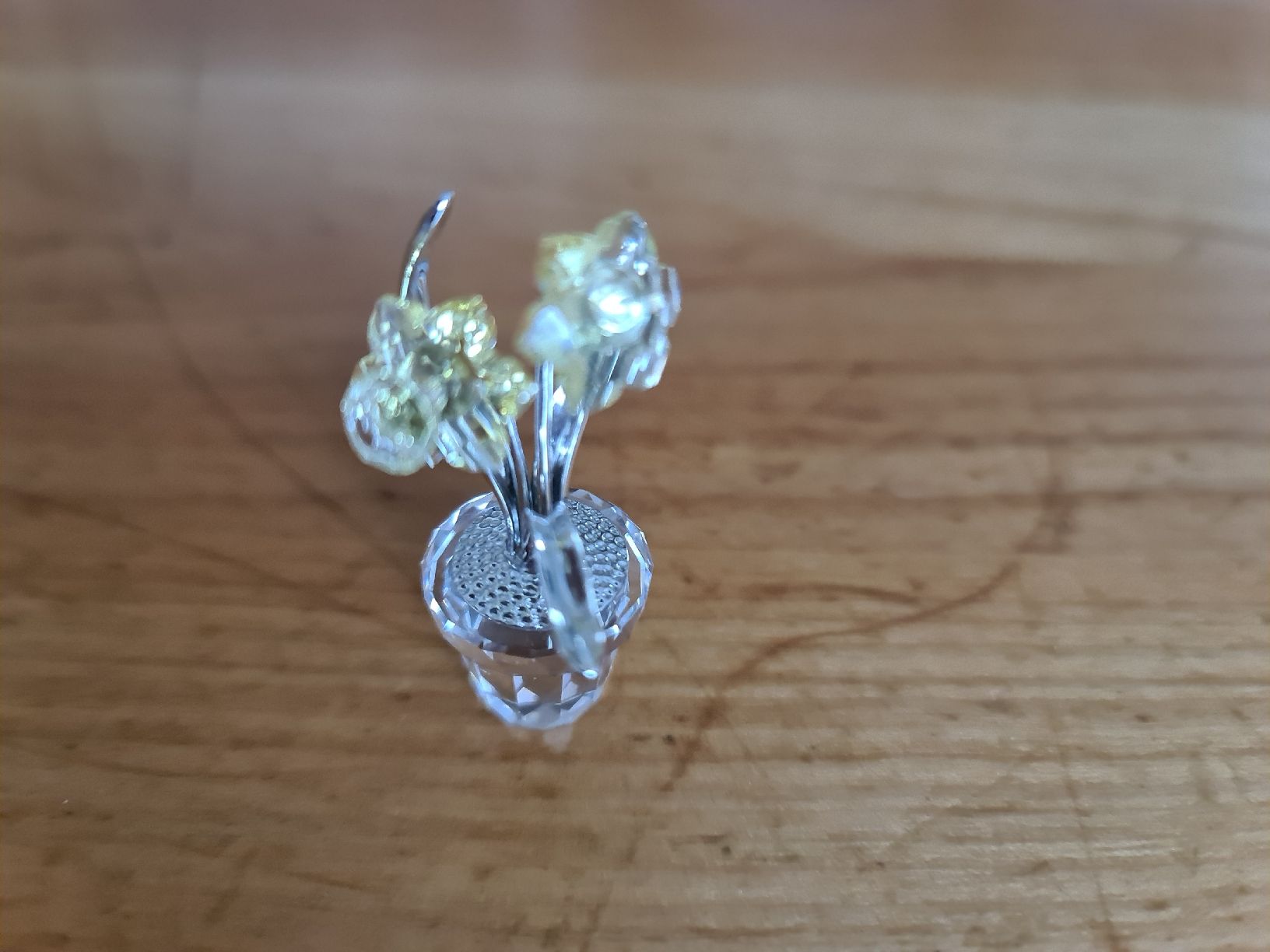 Swarovski Figuren: Swarovski Figur Blume im Topf  – Gebraucht aus henau von Rockj