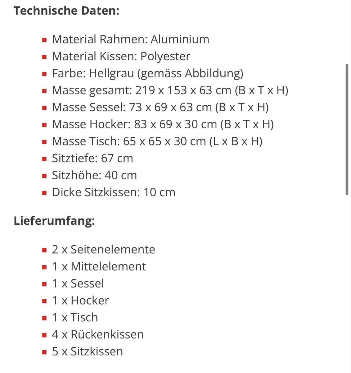 Gonser Sedie a sdraio: Lounge für Garten oder Balkon – Usato da Ballwil venduto da lar_5dlv 1
