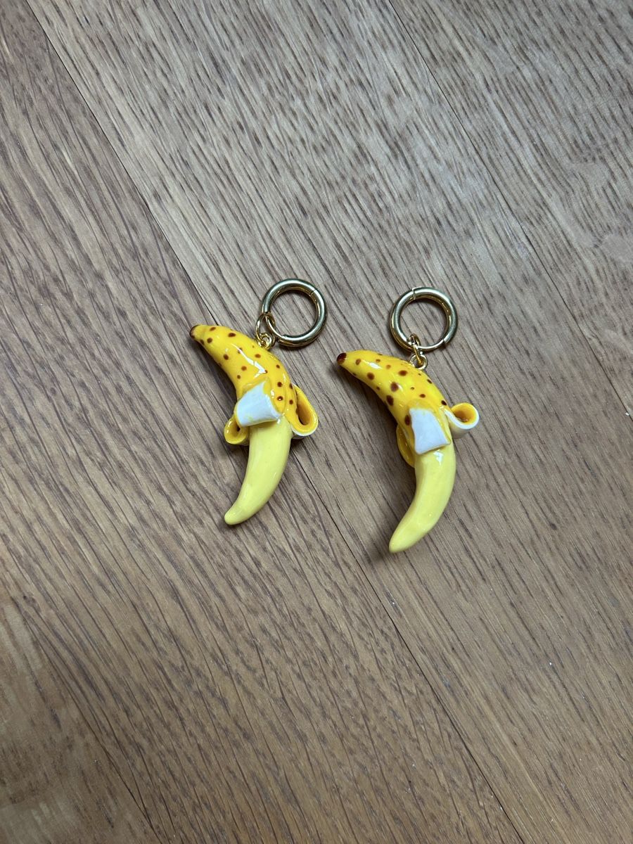 Orecchini pendenti & Orecchini a lobo: Bananen Ohrringe – Nuovo (secondo la descrizione) da Zürich venduto da ZurichGothenburg 1