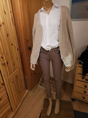 superschönes Outfit in beige gr 42