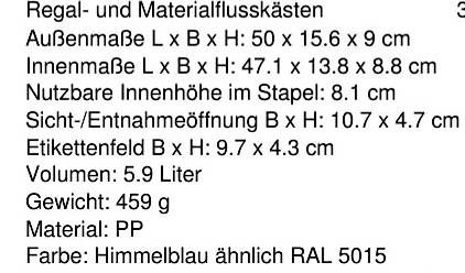 Casse di trasporto: Materialkästen Gross – Nuovo e nell'imballaggio originale da Giswil venduto da Hans83 3