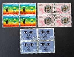 Sonderpostmarken II/ ET (1973) Viererblöcke
