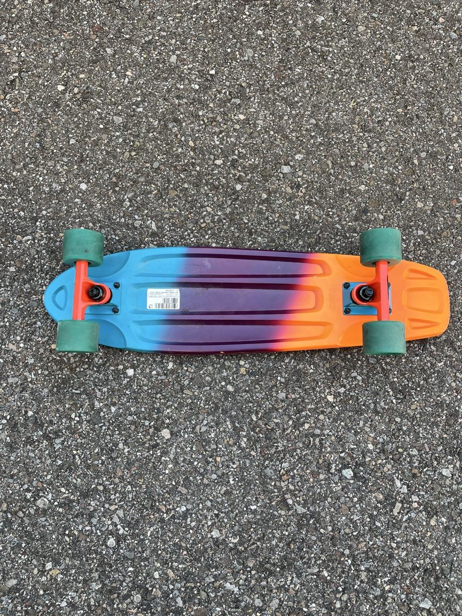 Decathlon Skateboards: Skateboard Oxelo Blau/Orange Decathlon – Usato da Winterthur venduto da Ilen 1