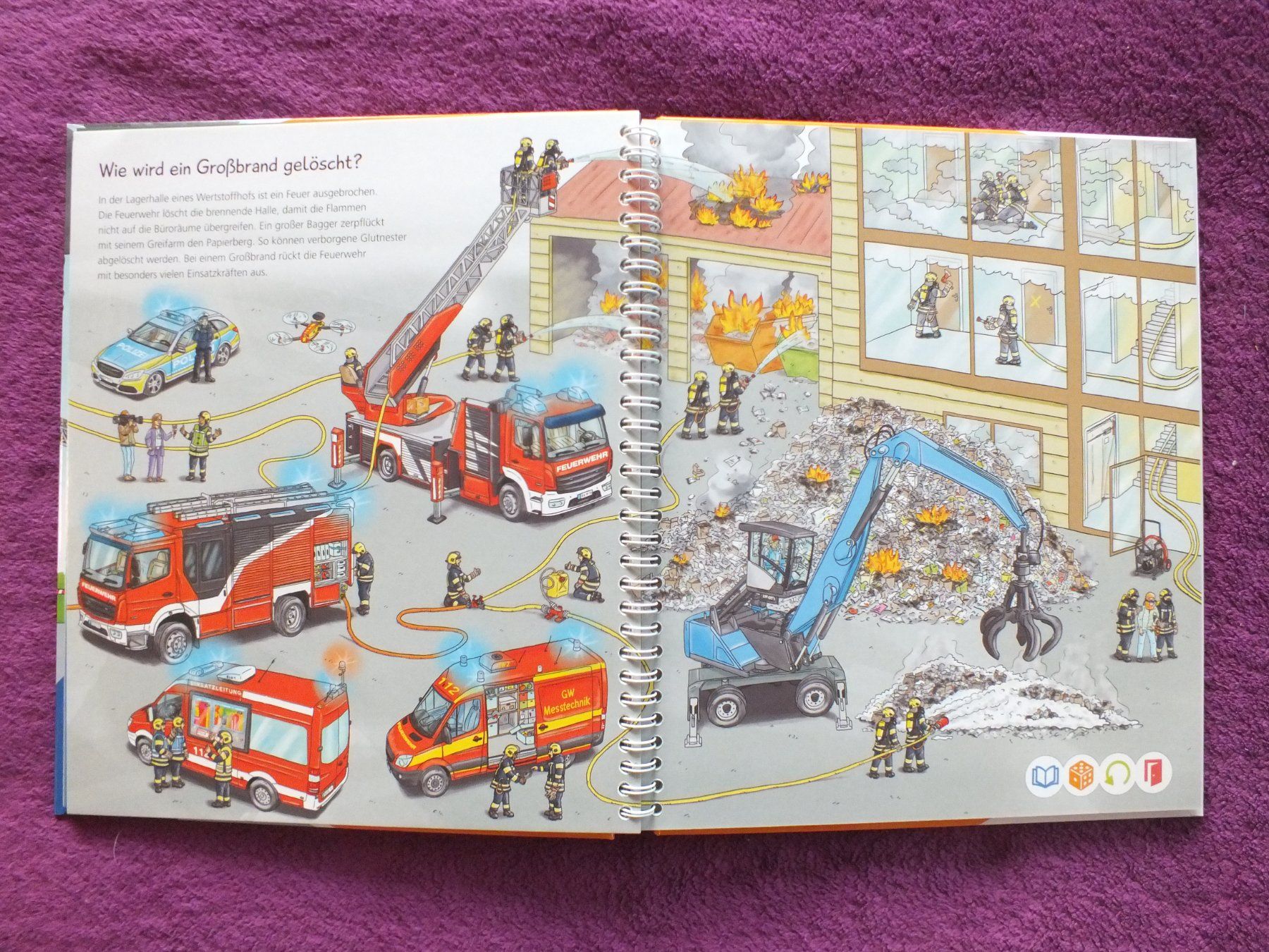 Bücher: Tiptoi Buch - bei der Feuerwehr – Gebraucht aus Müllheim Dorf von Seeeule01 6