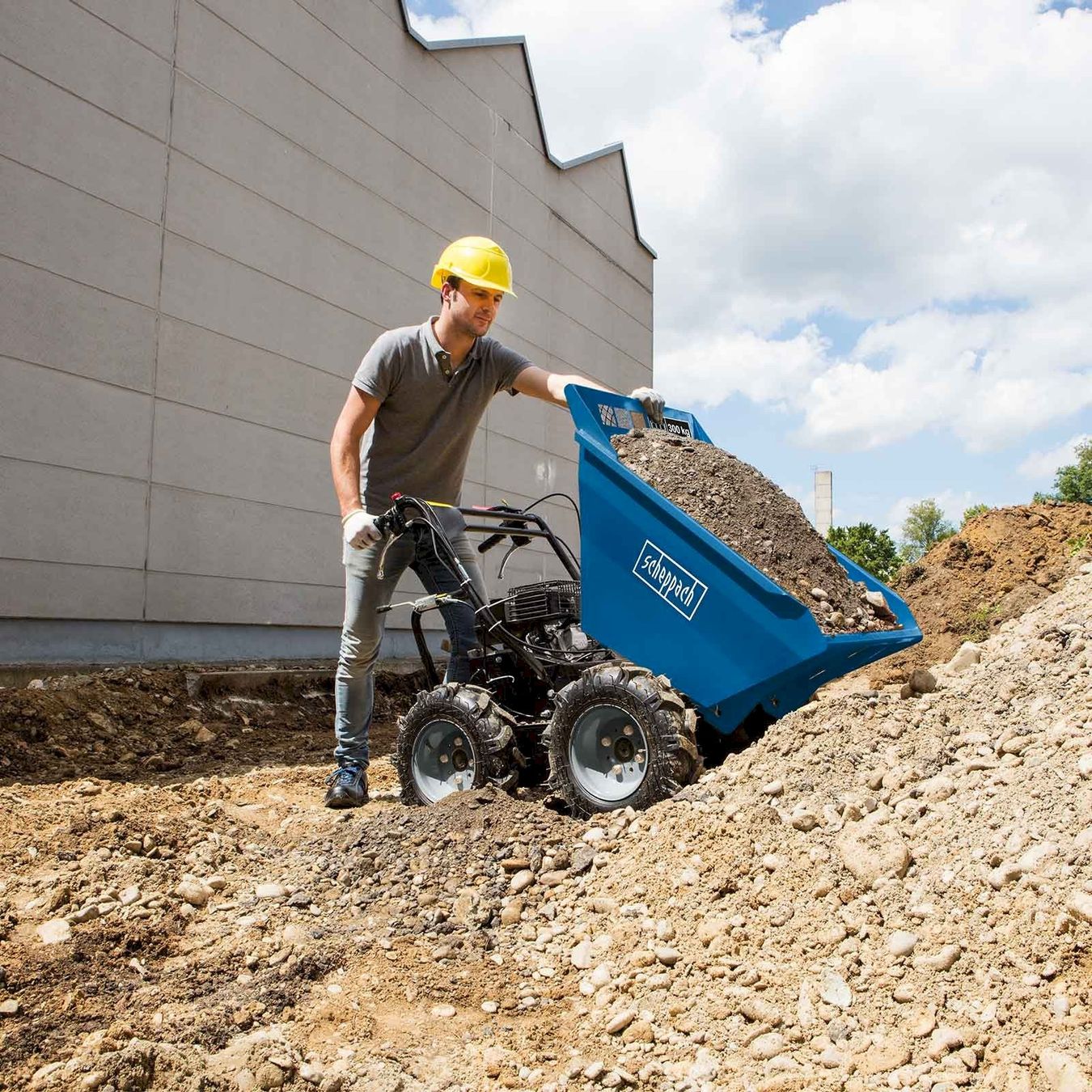 Camions-bennes: Scheppach DP 3000 Benzin-Dumper 300kg – Neuf avec emballage d'origine à Bottighofen par zaap 4