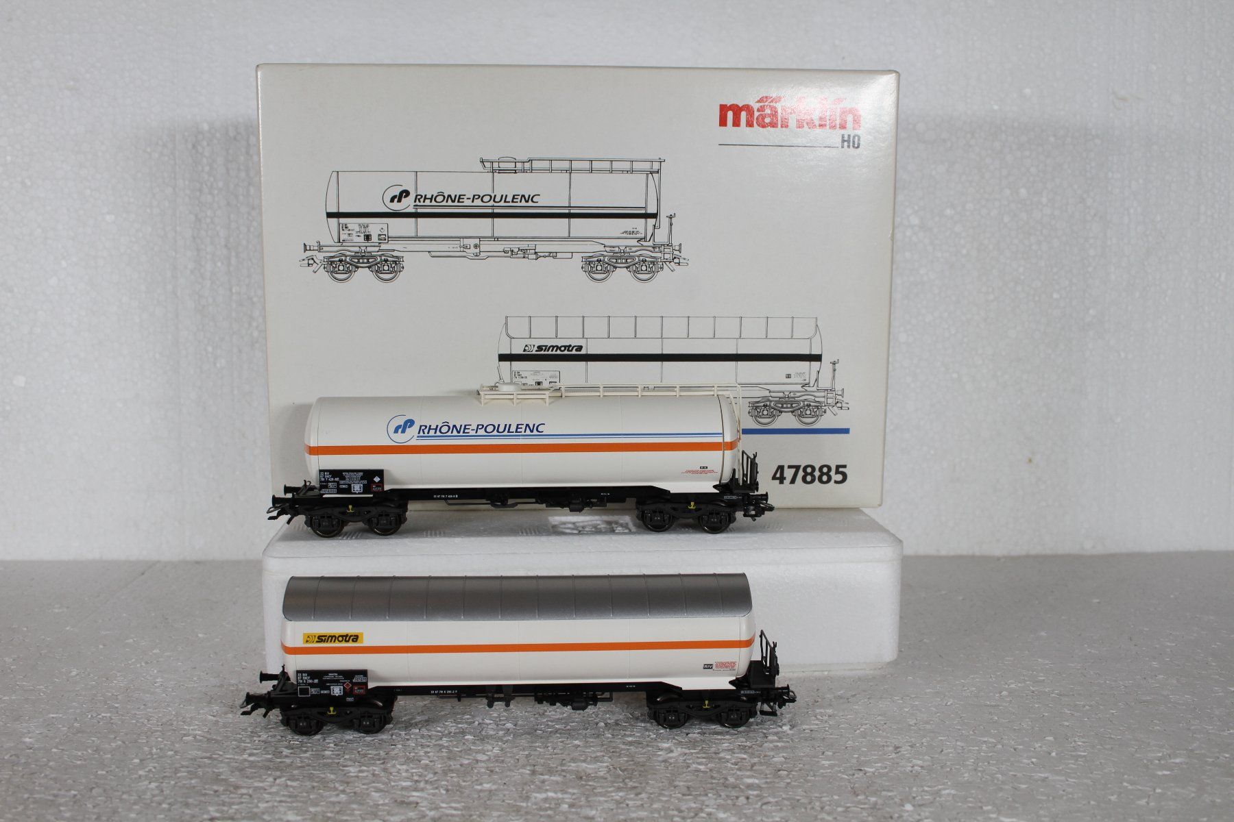 Märklin Modellini di ferrovie: Märklin 47885 SNCF Gaskesselwagen-Set – Usato da Triesen venduto da cor_62ts
