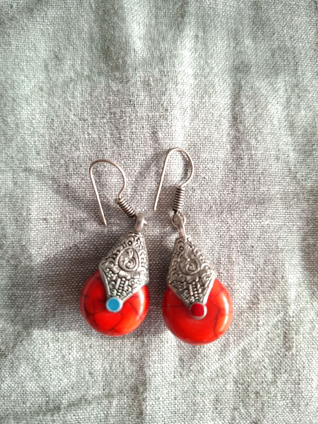 Boucles d'oreille: Boucles d'oreilles style tibétain – D'occasion à Lutry par Sim_Sta 7