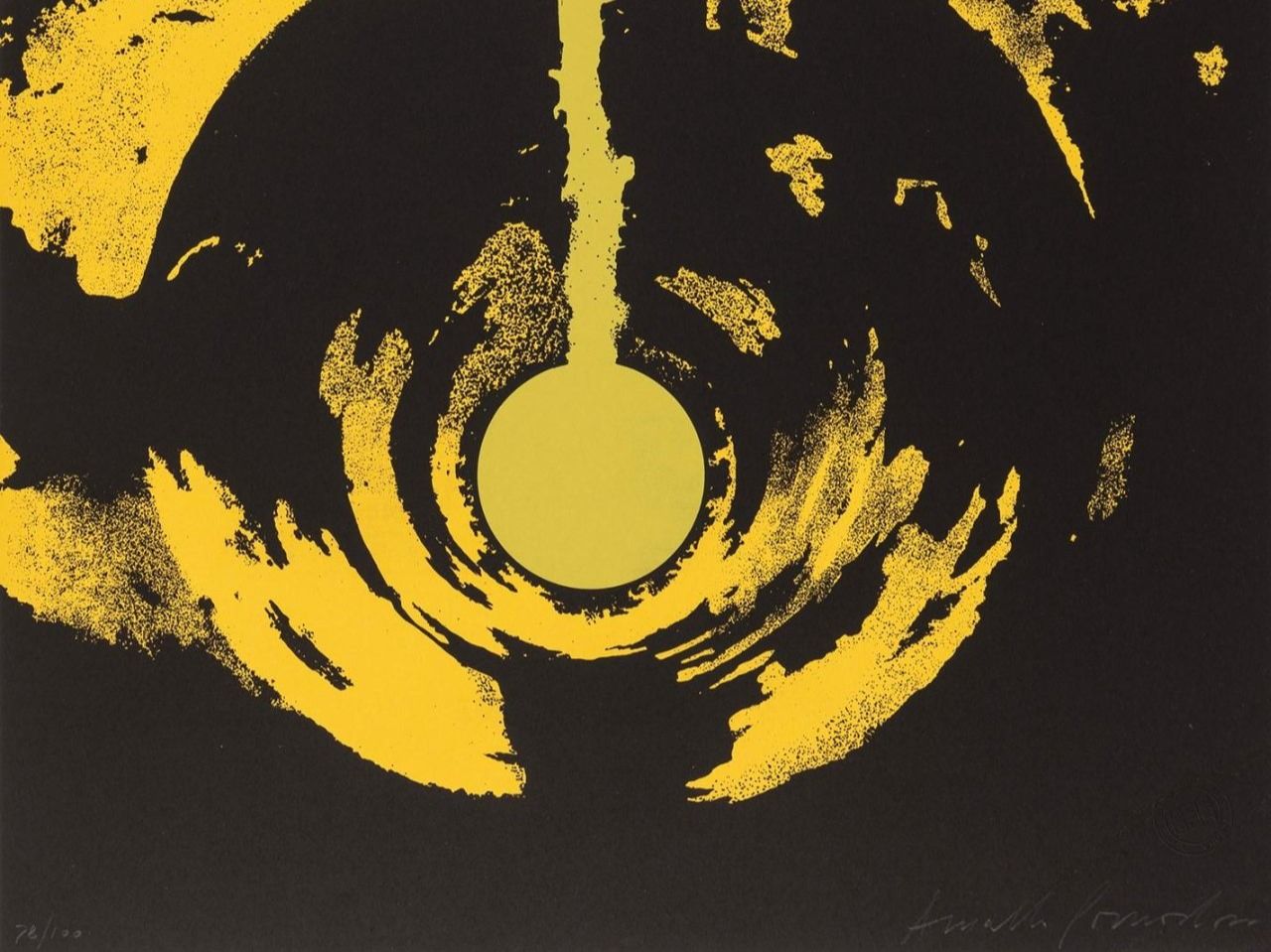 Grafica & Litografie: Arnaldo Pomodoro signed silk-screen / sérigraphie – Usato da Morges venduto da 4WLS 1