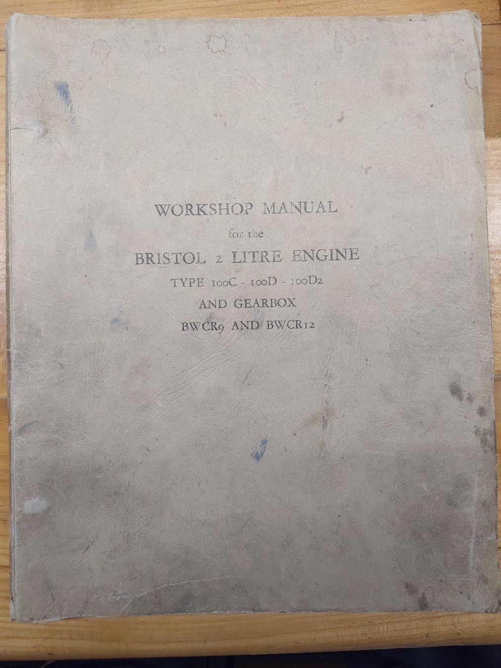 Livres: Workshop Manual Bristol 2 Litre Engine – D'occasion à Bern par 70hemicuda