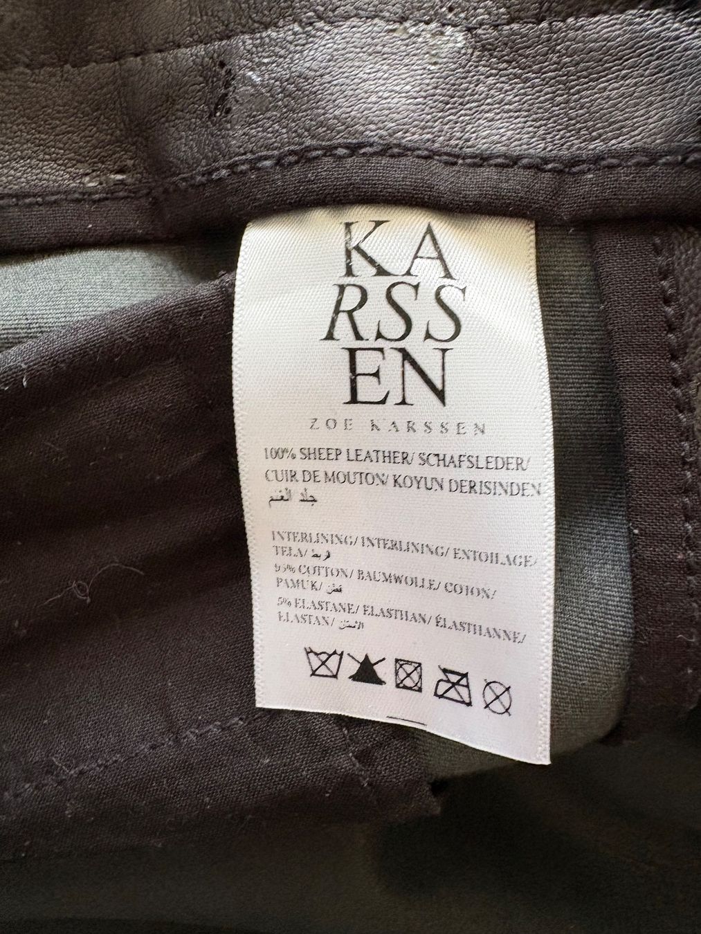 Pantaloni: ZOE KARSSEN Lederhose gr MEDIUM – Difettoso da Niederbipp venduto da blu_jw7r 9