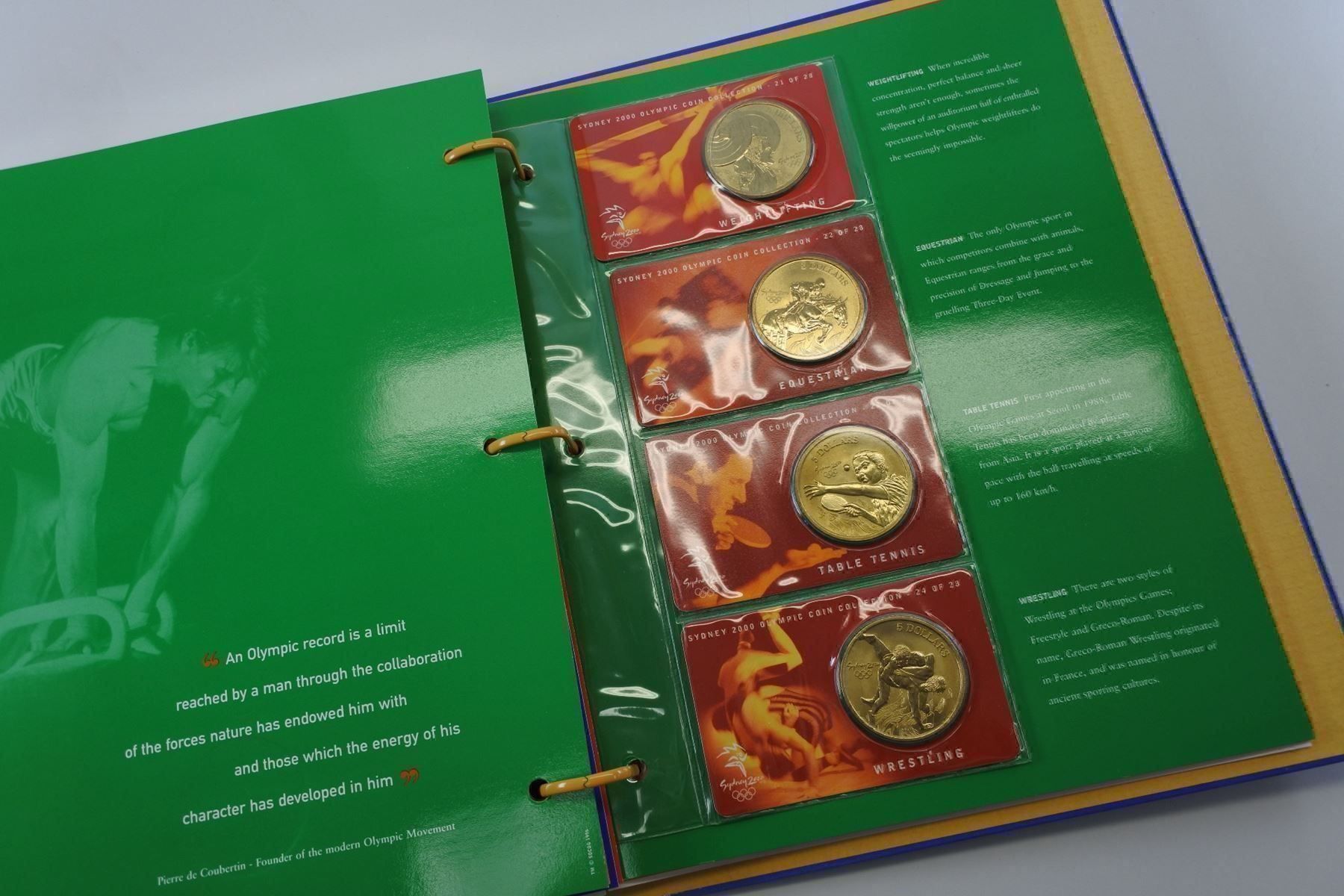 Tutti le monete: Sydney 2000 Olympische Münzsammlung – Usato da Luzern venduto da Cabriolet 4