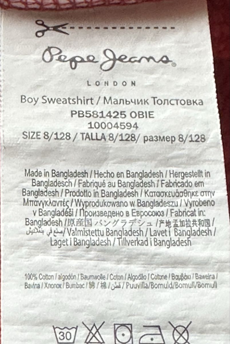 Pepe Jeans Maglioni & Felpe: Felpa in cotone Pepe Jeans – Usato da Castel San Pietro venduto da Moregi 3