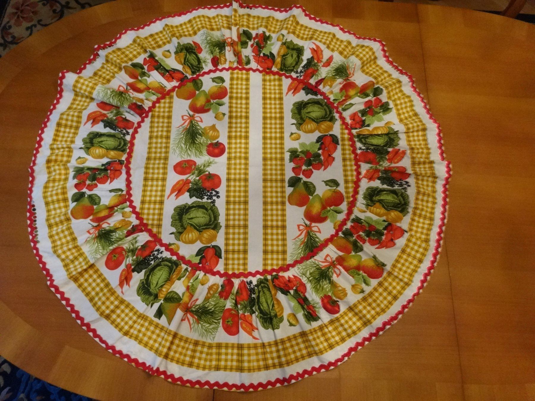 Tutte le decorazioni: Nappe ronde: coton imprimé – Nuovo e nell'imballaggio originale da Biel/Bienne venduto da milamila02 1