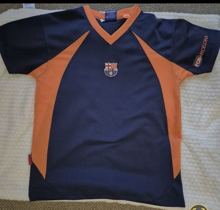 FC Barcelona Fussball Trikot Grösse S dunkelblau/oran