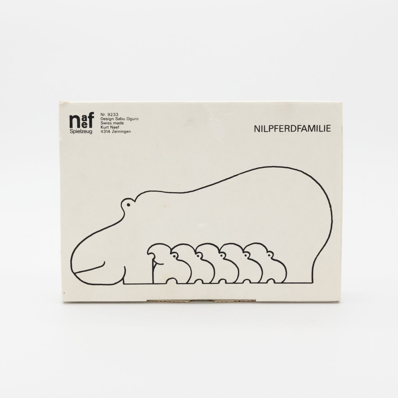 Naef Giocattoli: SABU OGURO Nilpferd-Puzzle von Naef – Usato da Biel/Bienne venduto da lux2000