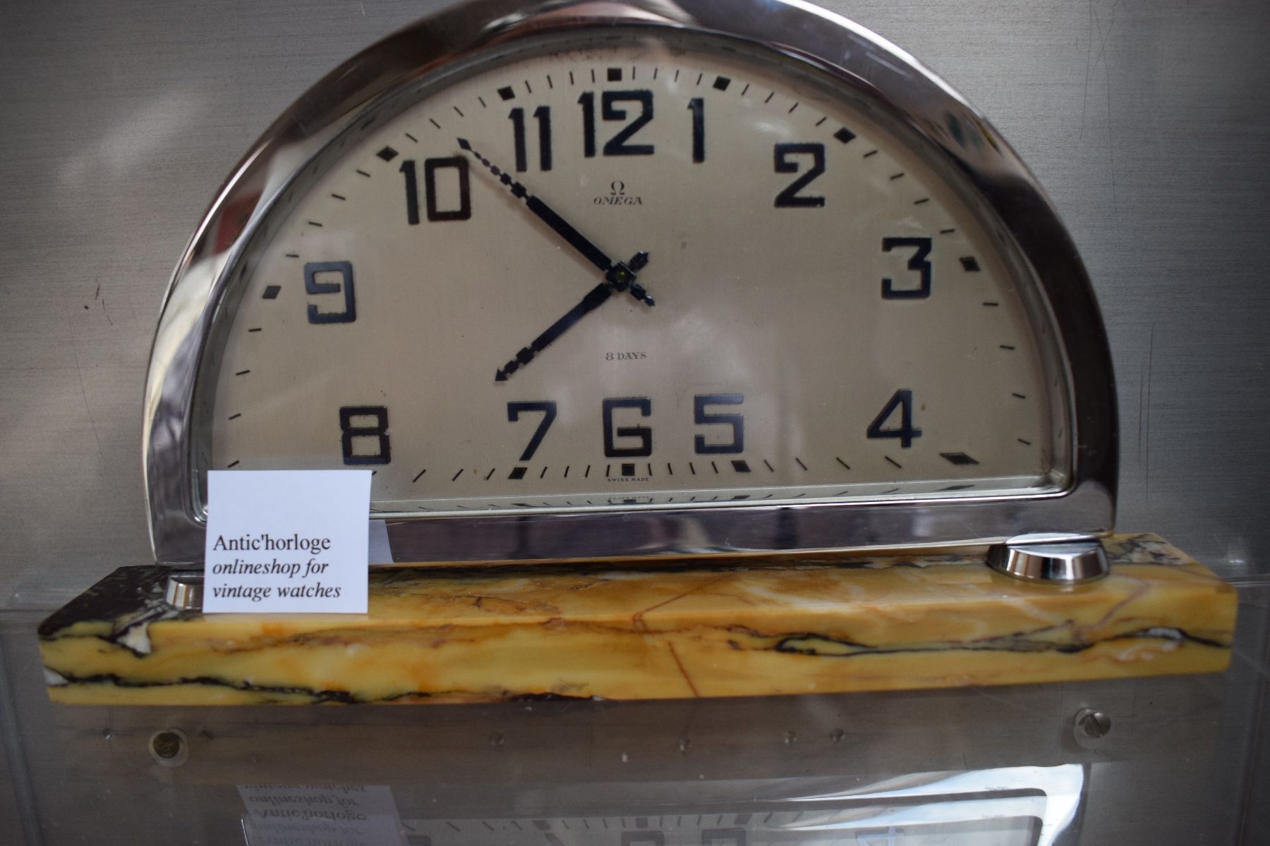 Stand- & Wanduhren: Oméga horloge de table très rare – Gebraucht aus St-Légier-Chiésaz von Antichorloge 5