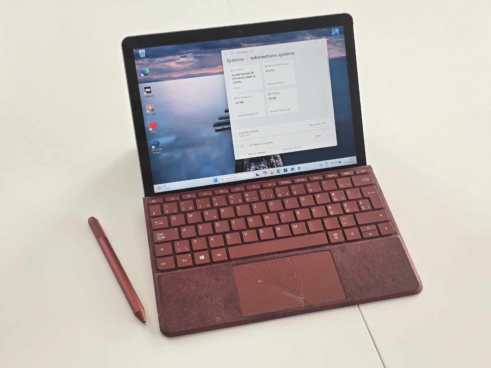 Microsoft Tablettes PC: Microsoft Surface Go 3 64GB – D'occasion à Le Mouret par Lapinou